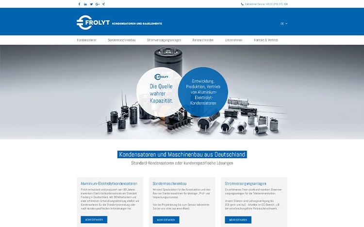 Frolyt Website